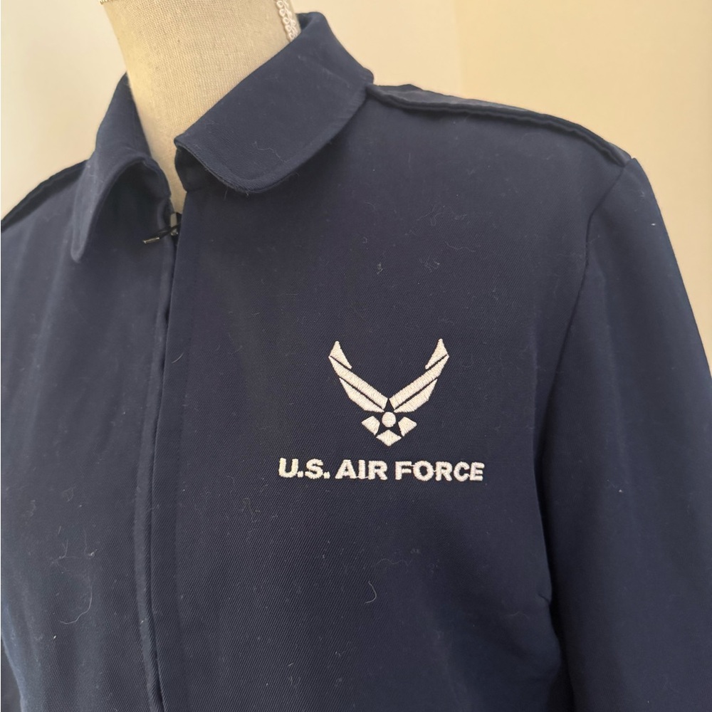 U.S. Air Force Women's Dark Blue Military Bomber Jacket Coat 12L